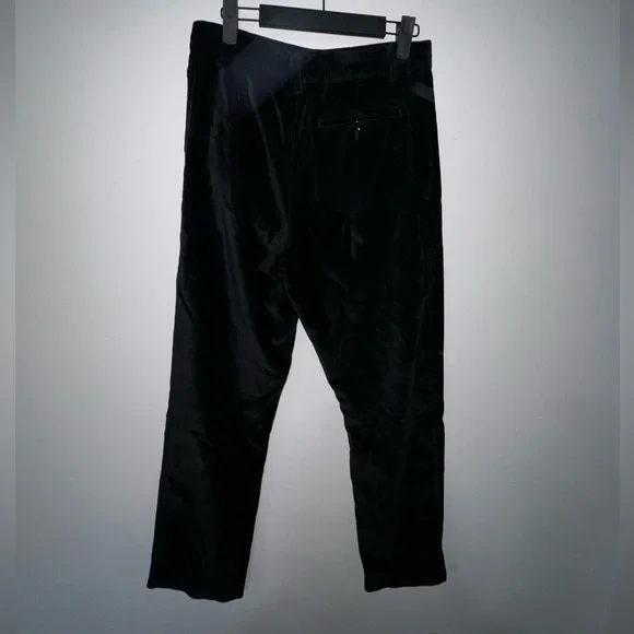 Katharine Hamnet Black Velvet trousers - Picture 2 of 2